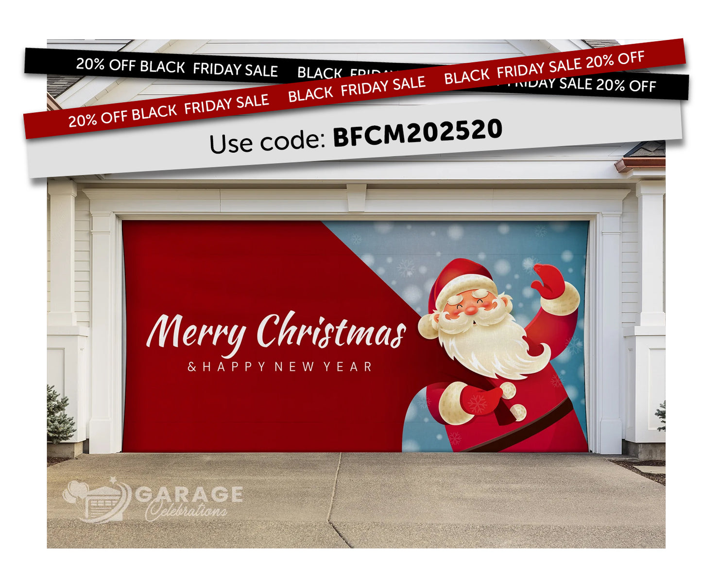 Santa's Toy Bag | Garage Door Cover