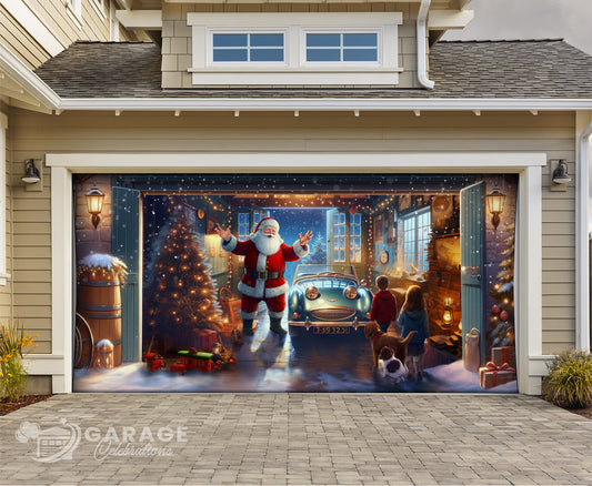 Santa's Garage | Garage Door Cover