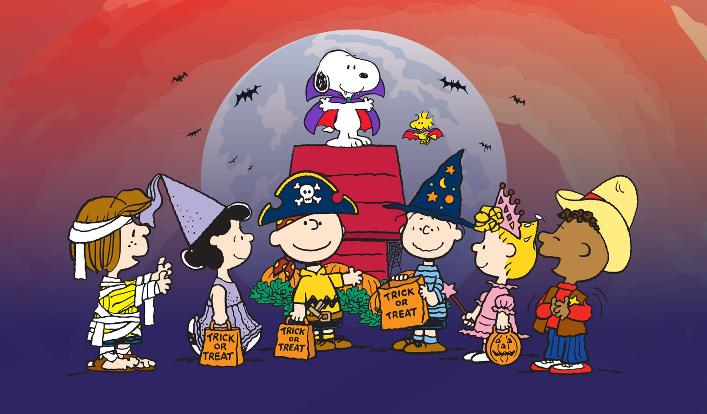 Spooky Crew | Peanuts® Garage Door Cover