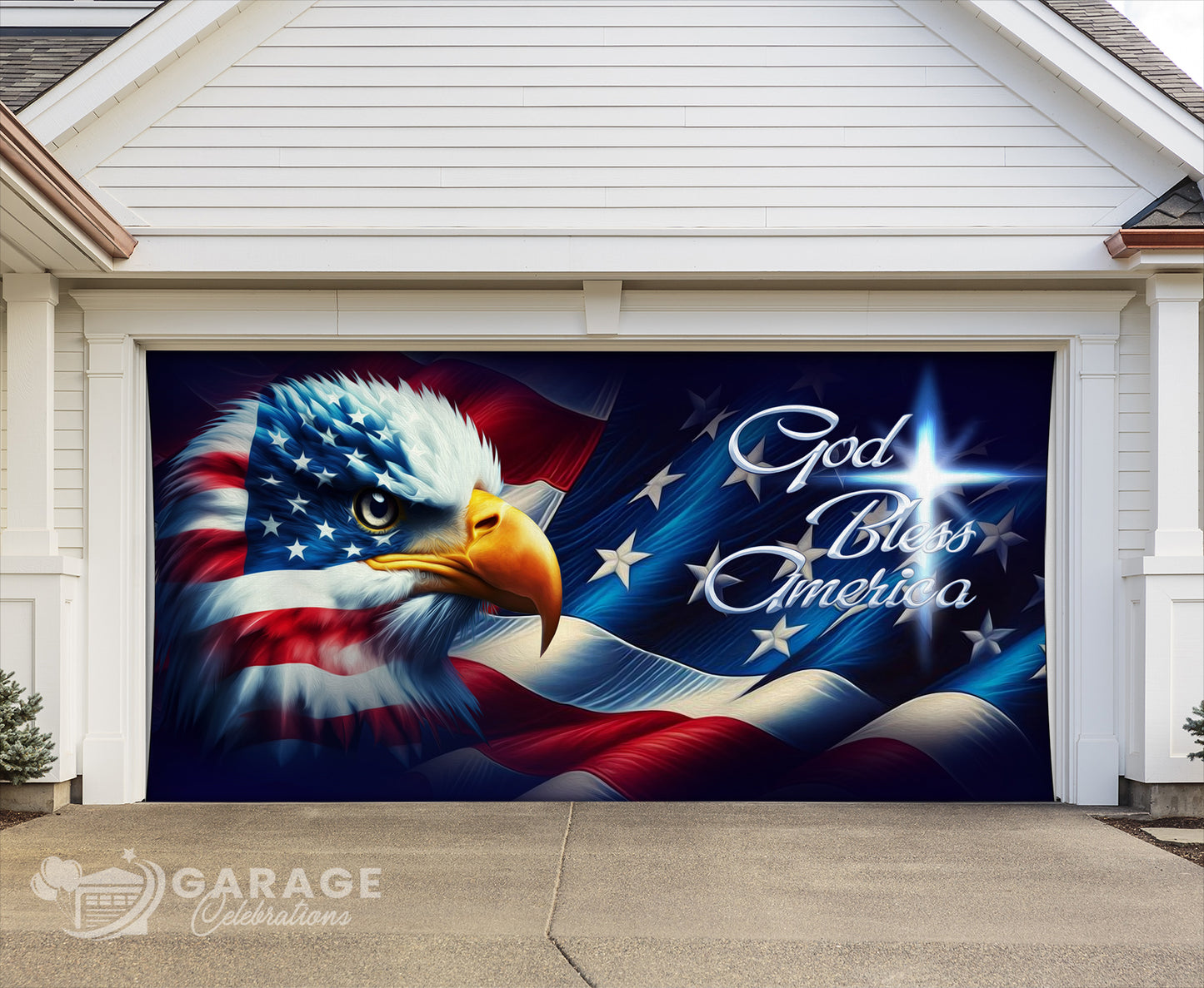 Stars and Stripes | Garage Door Cover