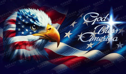 Stars and Stripes | Garage Door Cover