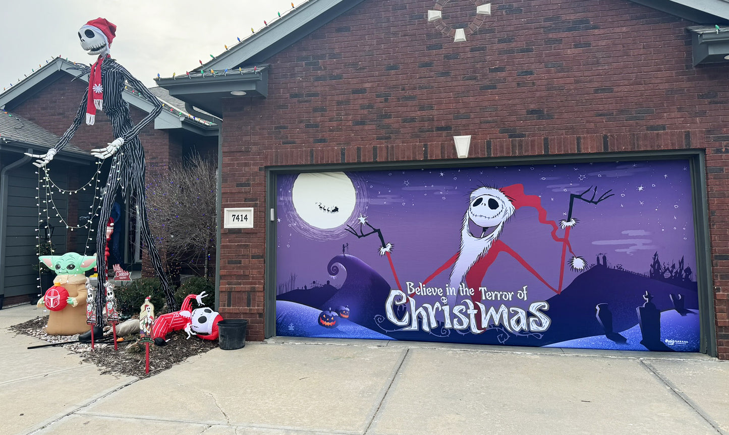Terror of Christmas | Disney® Garage Door Cover