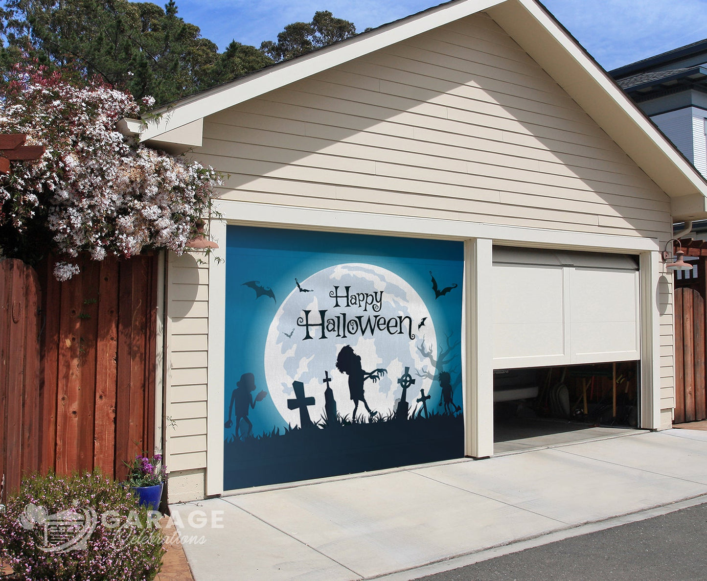 Clearance 8'H×8'W | Garage Door Cover