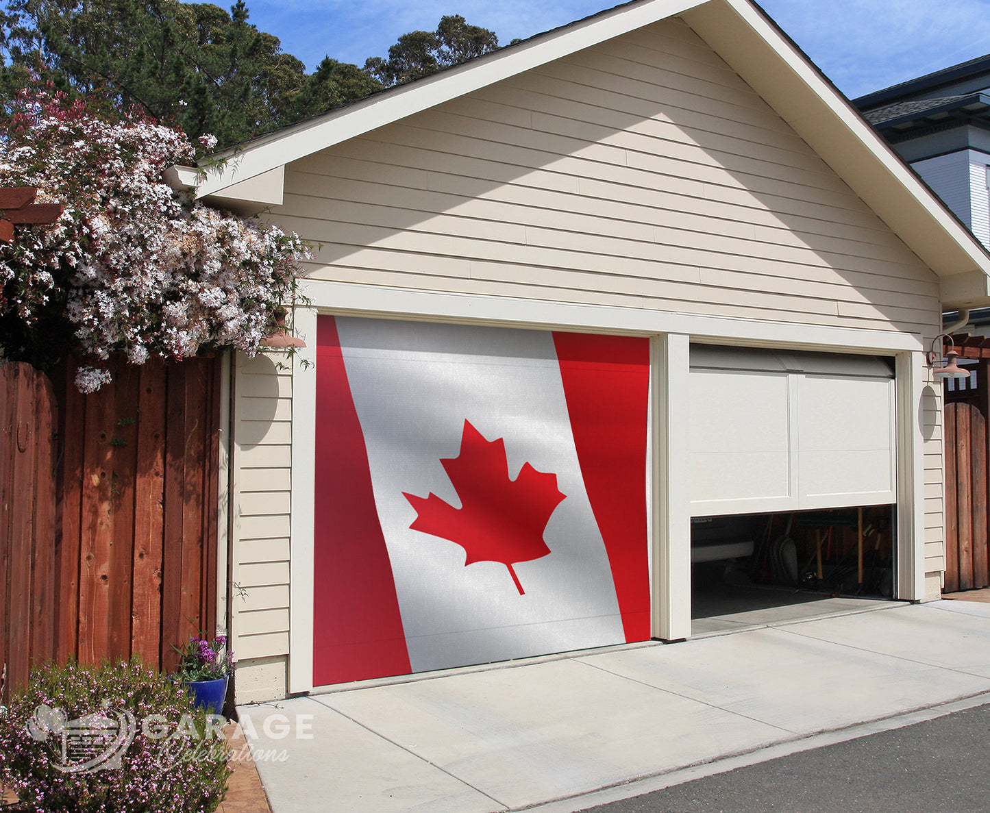 Canadian Flag | 1-Car Garage Door Cover