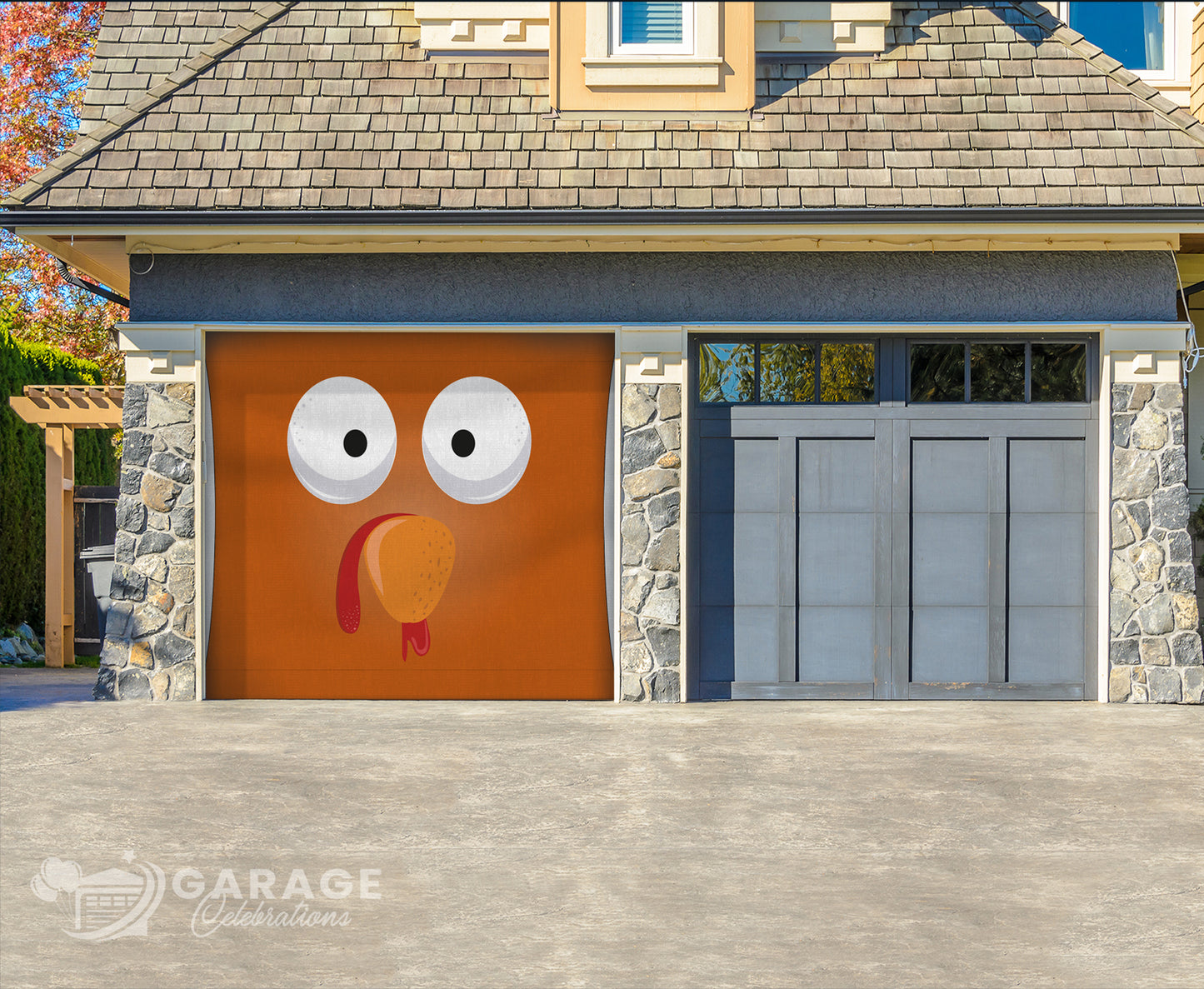 Cooked Turkey | 1-Car Garage Door Cover