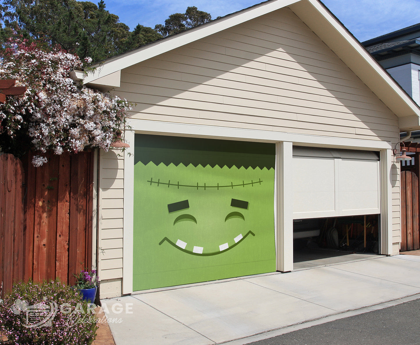 Frank's Face | 1-Car Garage Door Cover
