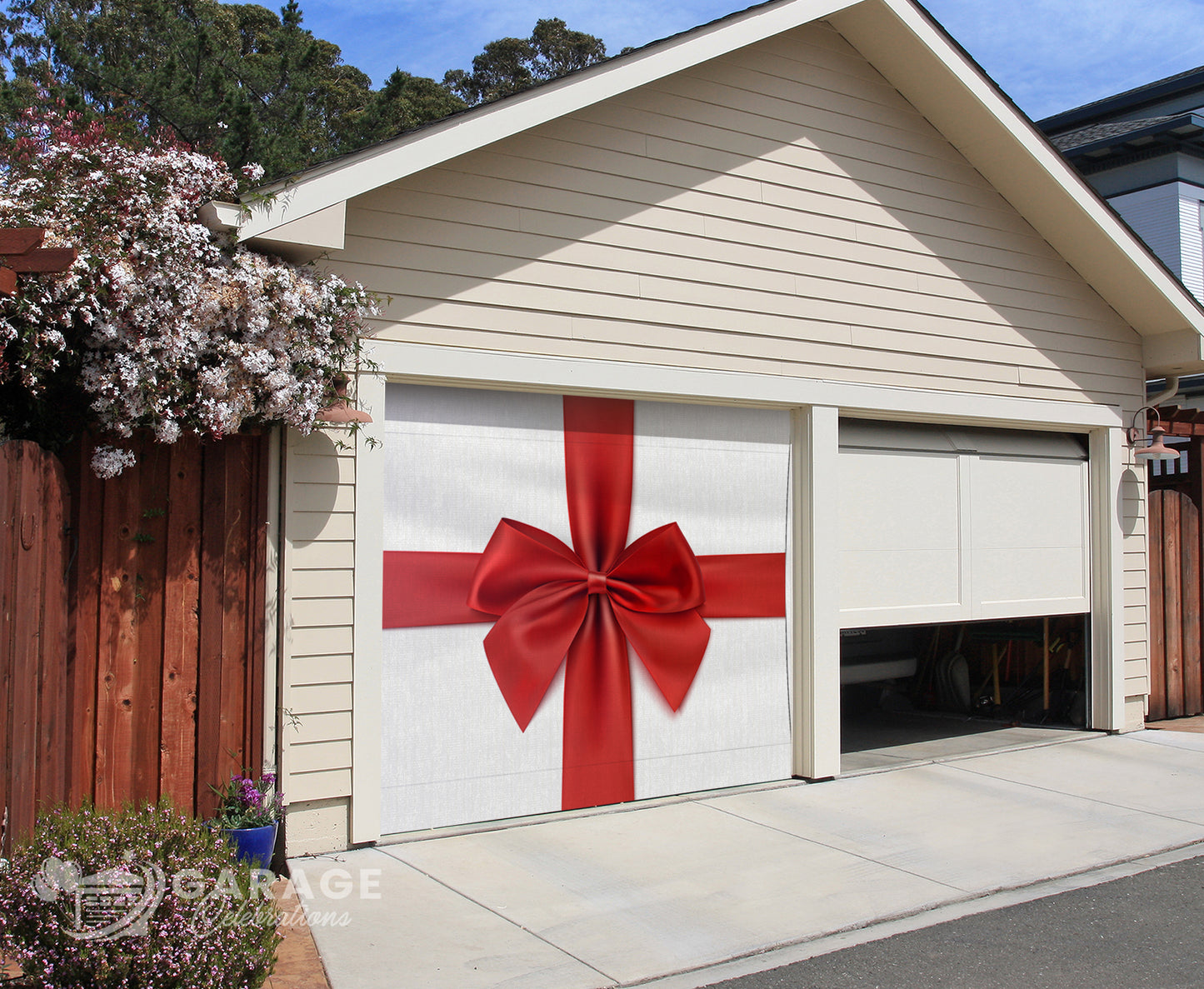 Clearance 7'H×8'W | Garage Door Cover