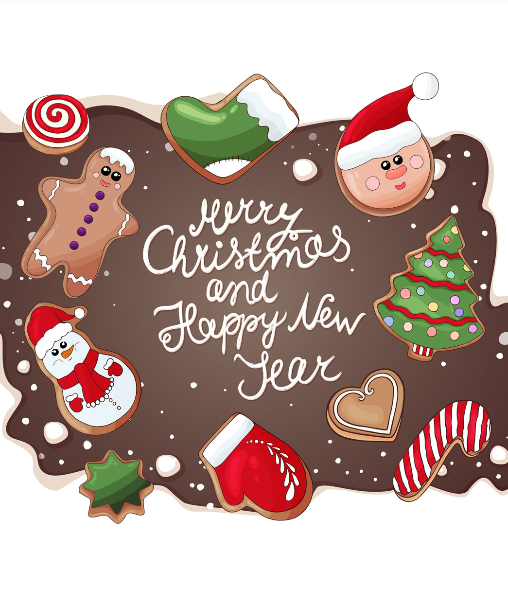Gingerbread Christmas | 1-Car Garage Door Cover