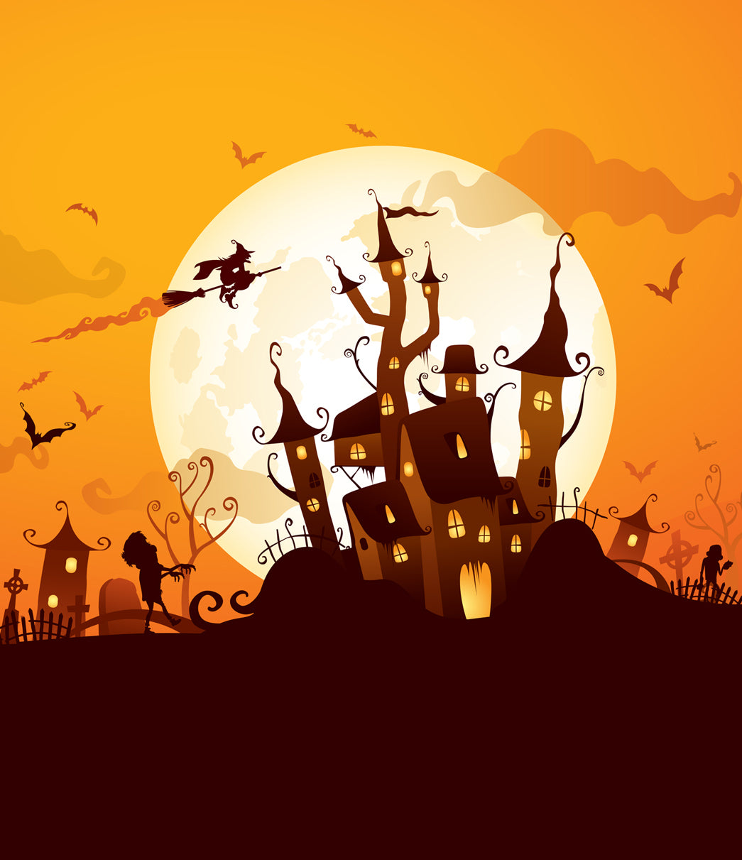 Haunted House | 1-Car Garage Door Cover