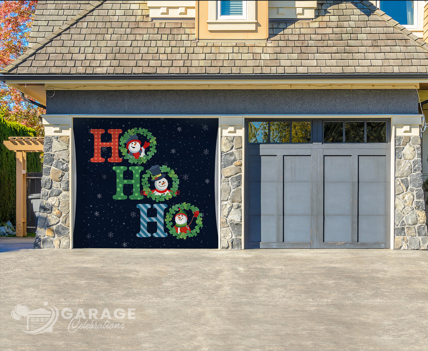 Ho Ho Ho | 1-Car Garage Door Cover