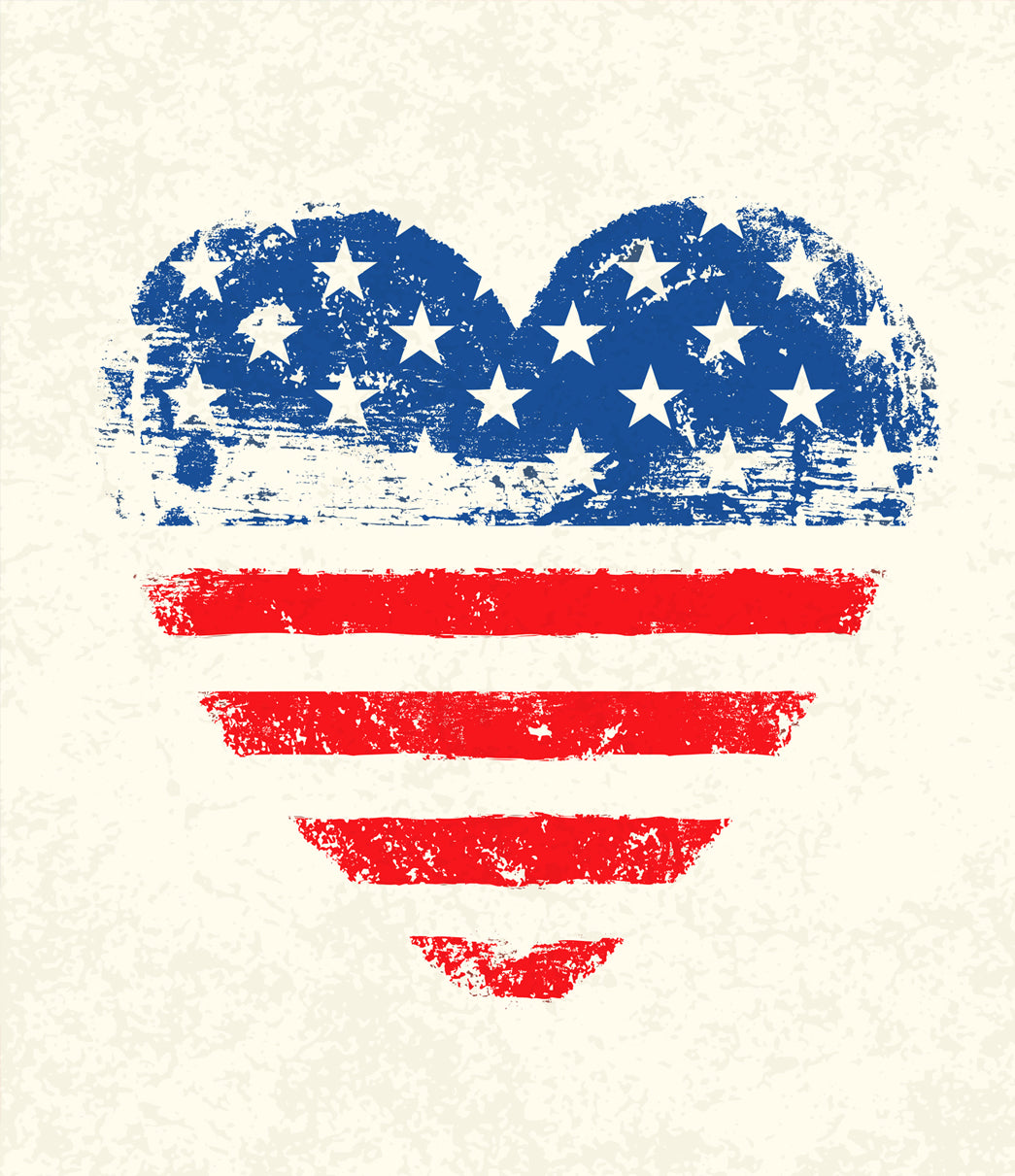 I Heart America | 1-Car Garage Door Cover