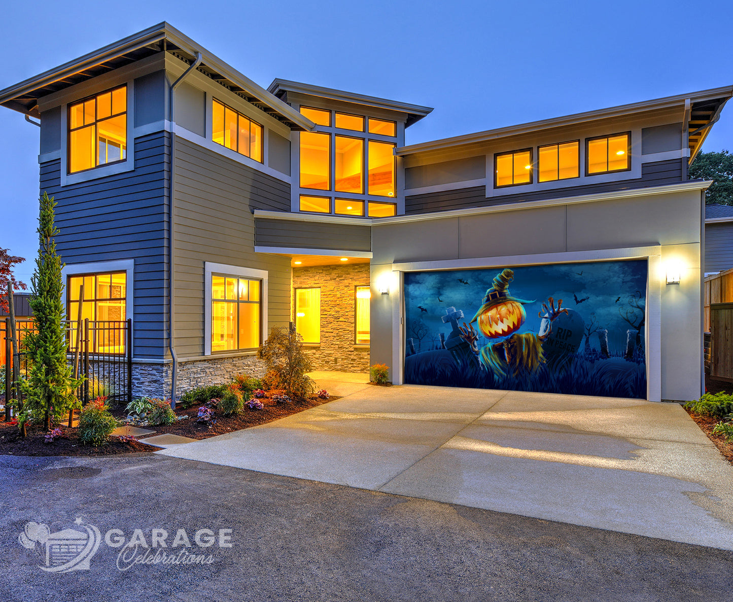 Jack Attack! | 2-Car Garage Door Cover