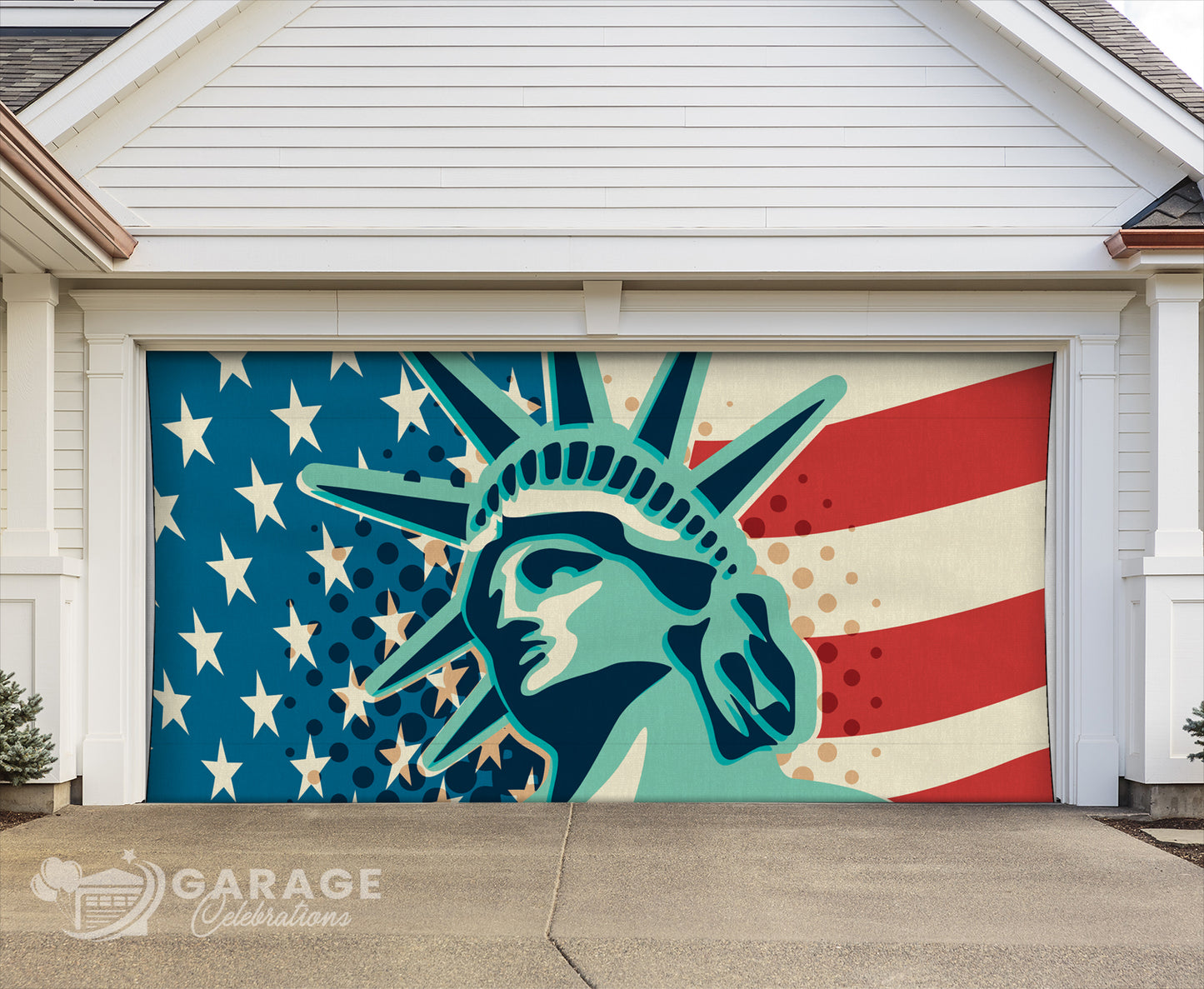 Land That I Love | 2-Car Garage Door Cover