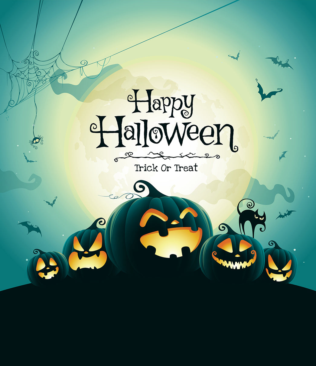Moonlight Pumpkins | 1-Car Garage Door Cover