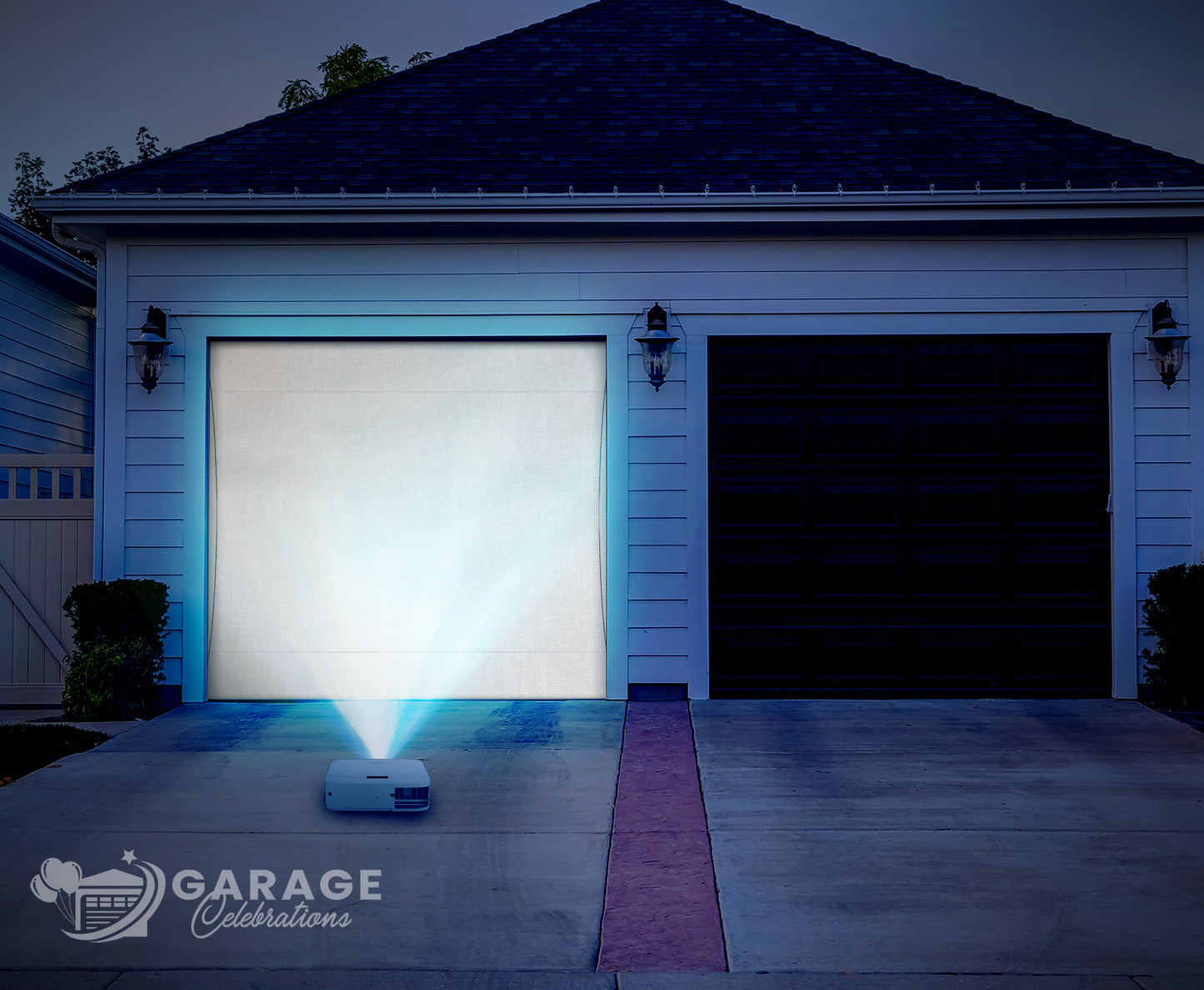 Garage Door Movie Screen | Garage Door Cover