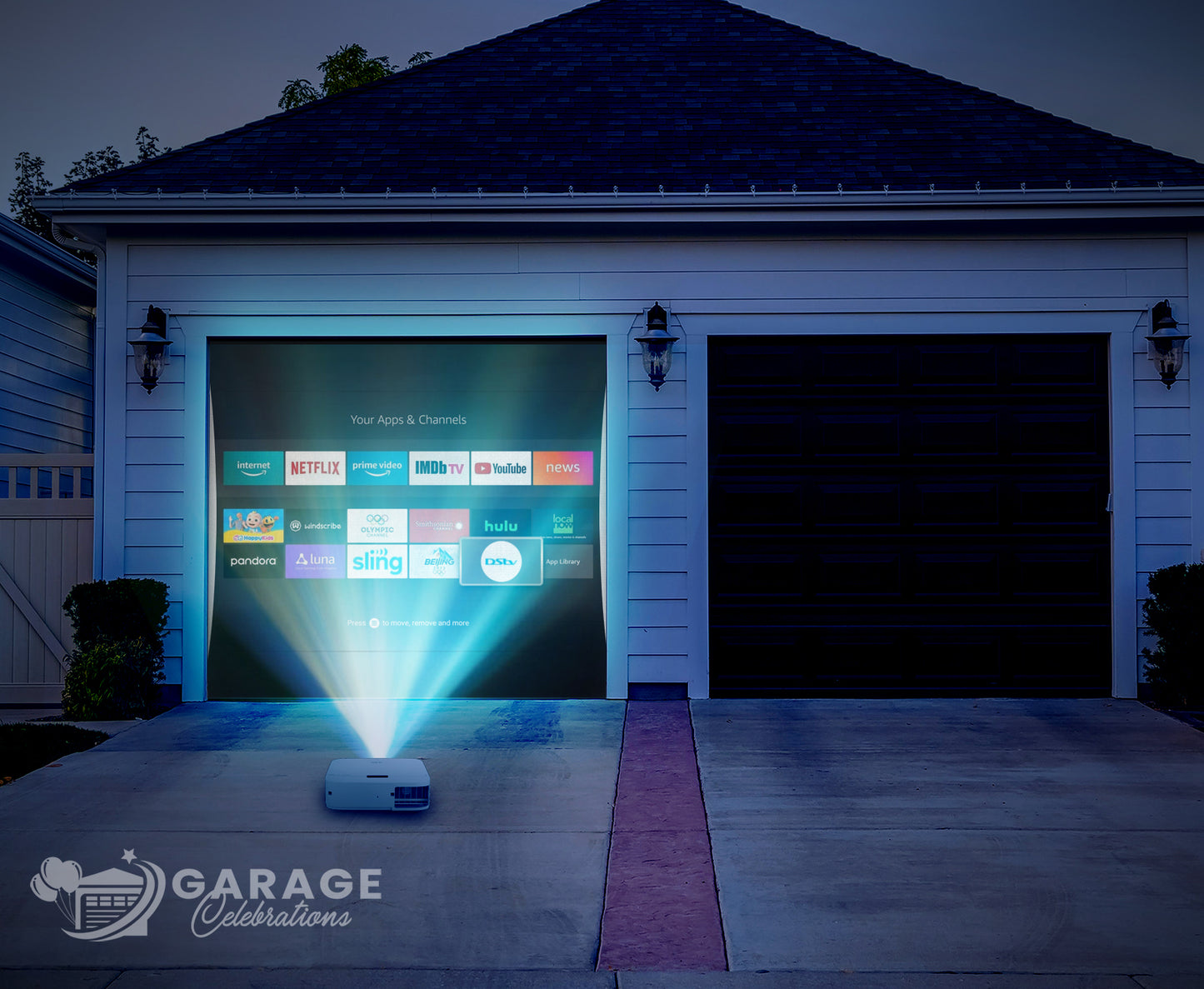 Garage Door Movie Screen | Garage Door Cover