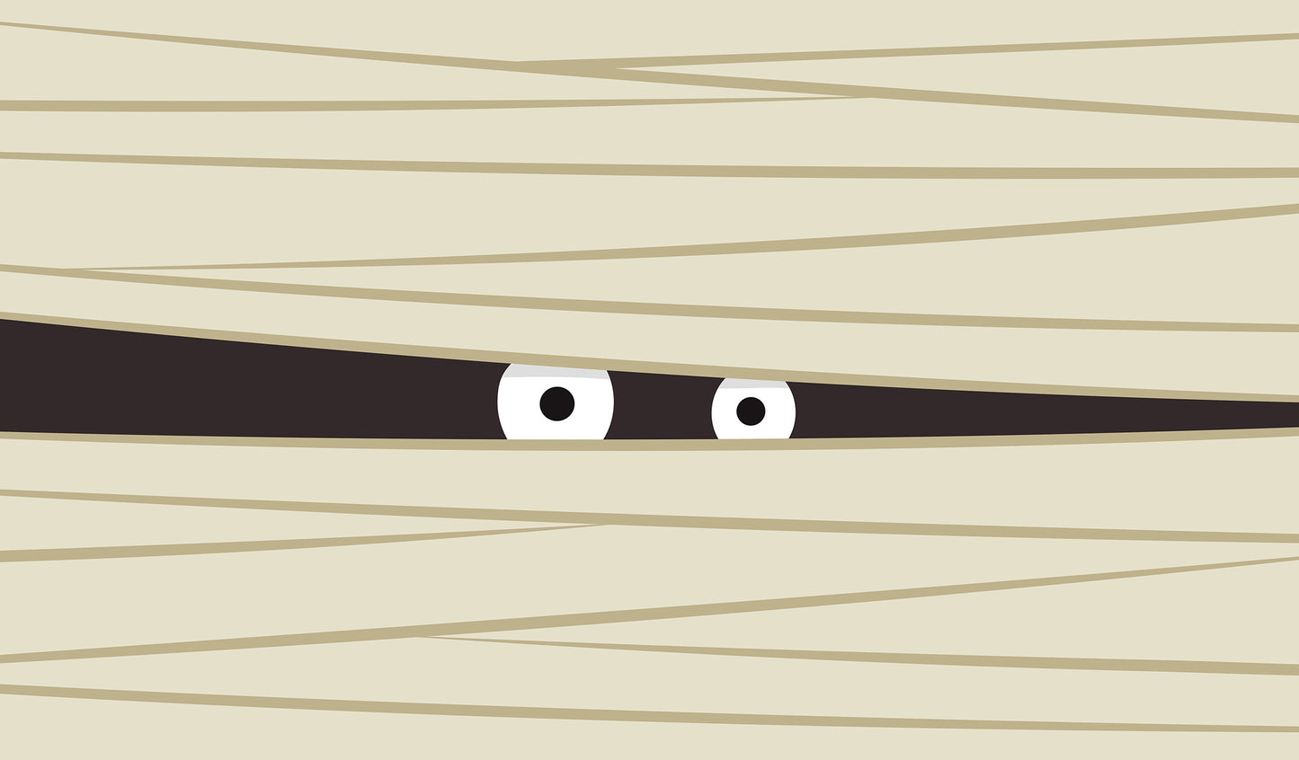 Mummy Eyes | 2-Car Garage Door Cover