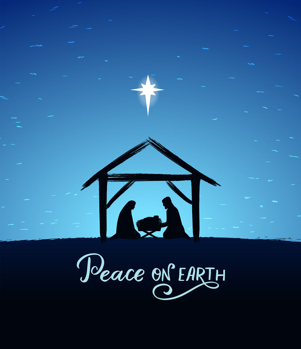 Peace on Earth | 1-Car Garage Door Cover