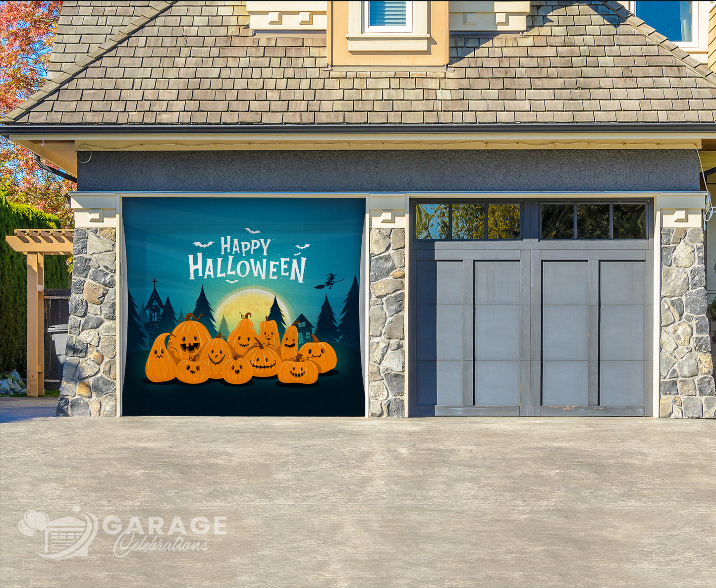 Pumpkin Patch | Garage Door Cover