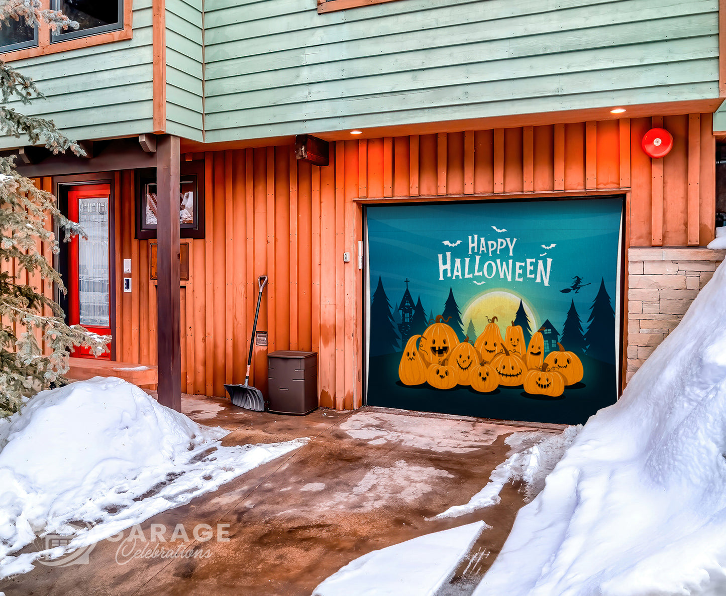 Pumpkin Patch | Garage Door Cover