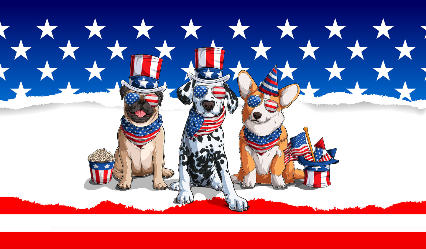 Puppy Pride | 2-Car Garage Door Cover