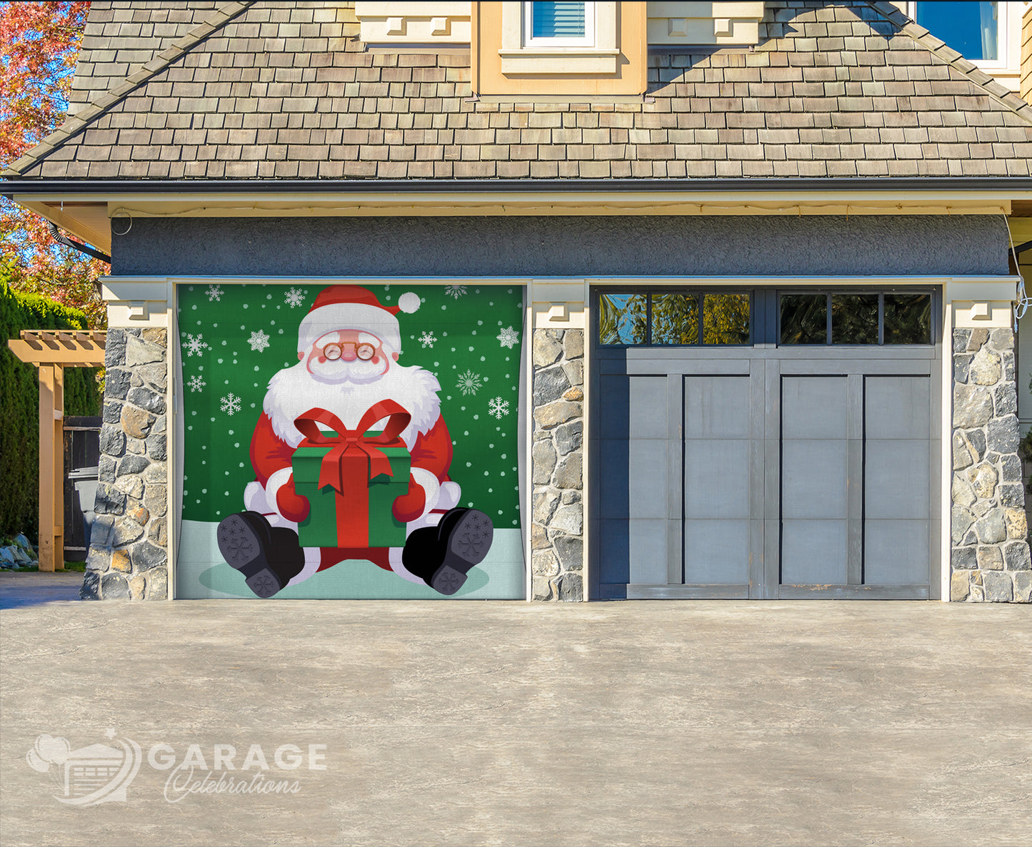 Christmas Surprise | 1-Car Garage Door Cover