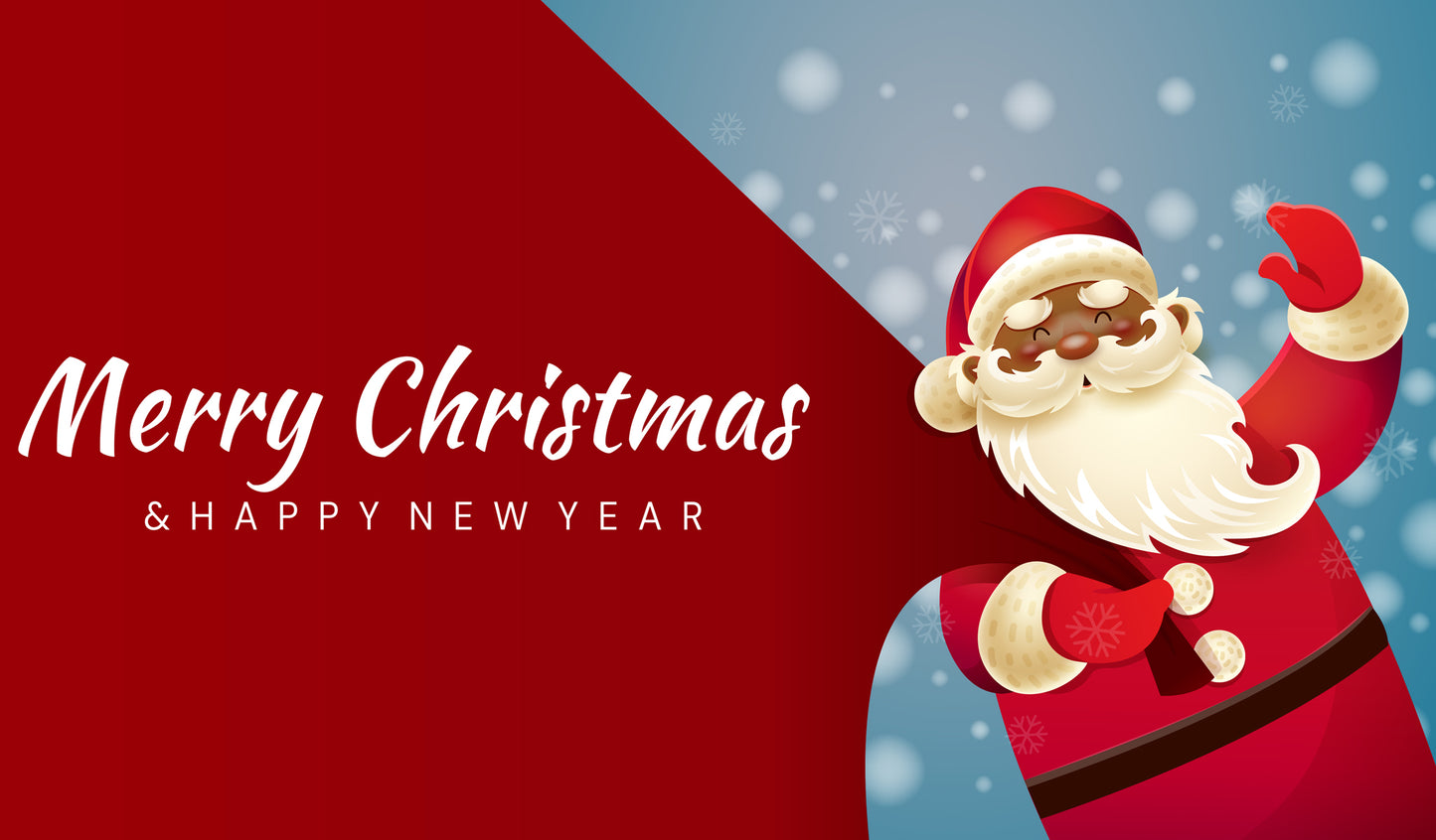 Black Santa's Toy Bag | Garage Door Cover