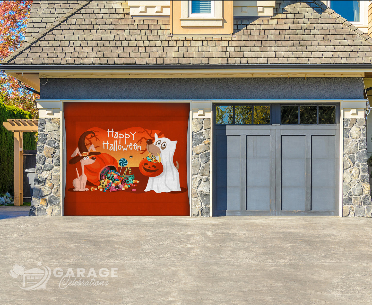 Spooky Dogs | Garage Door Cover