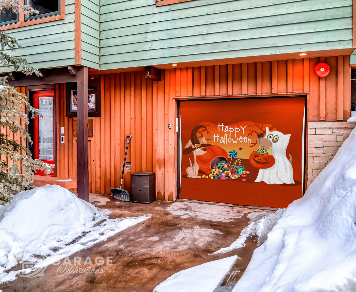 Spooky Dogs | Garage Door Cover