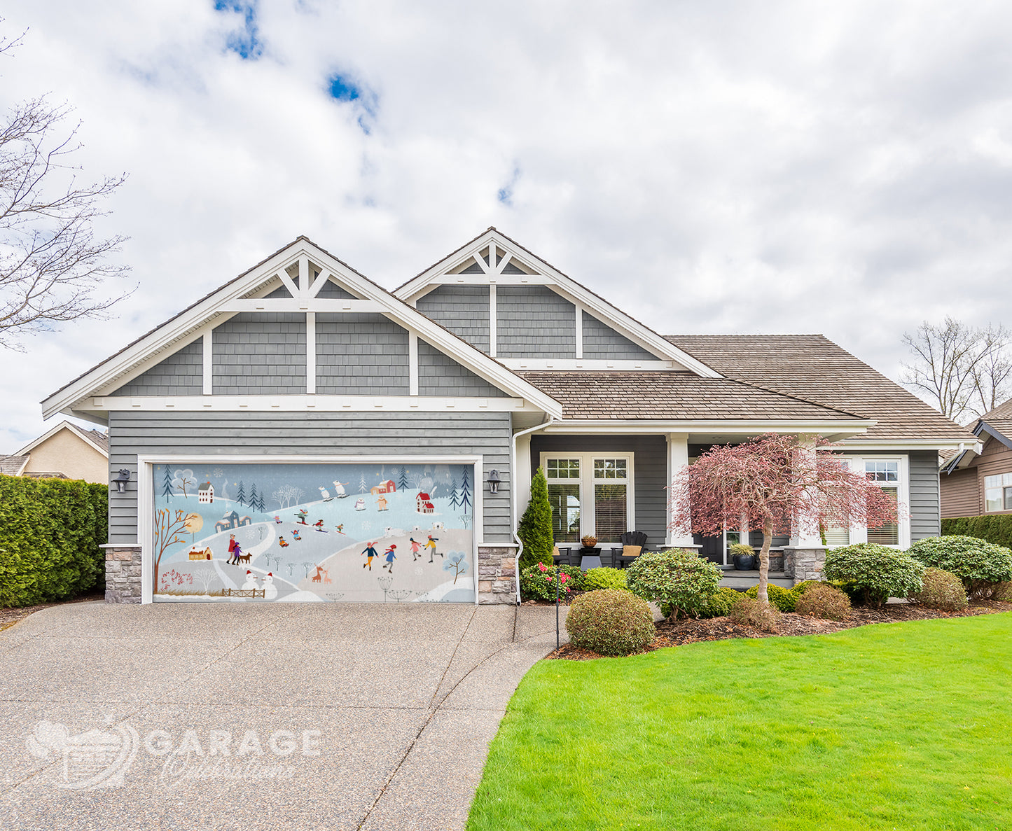 Winter Wonderland | 2-Car Garage Door Cover