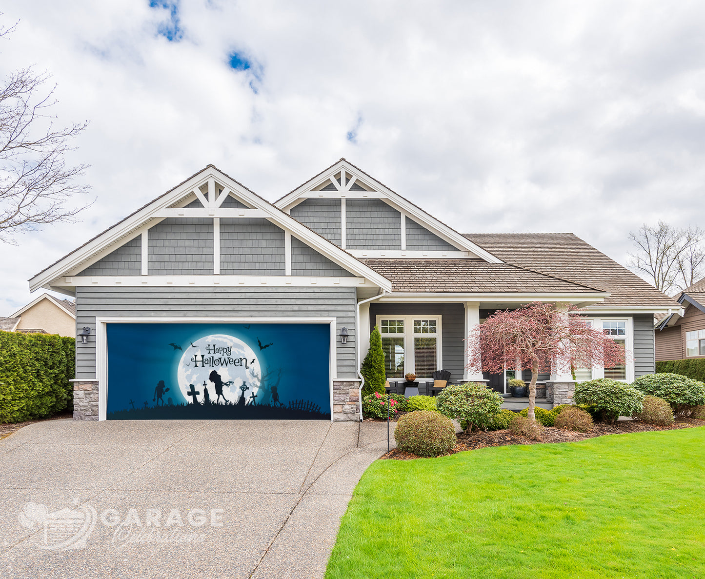Zombies Rising | 2-Car Garage Door Cover