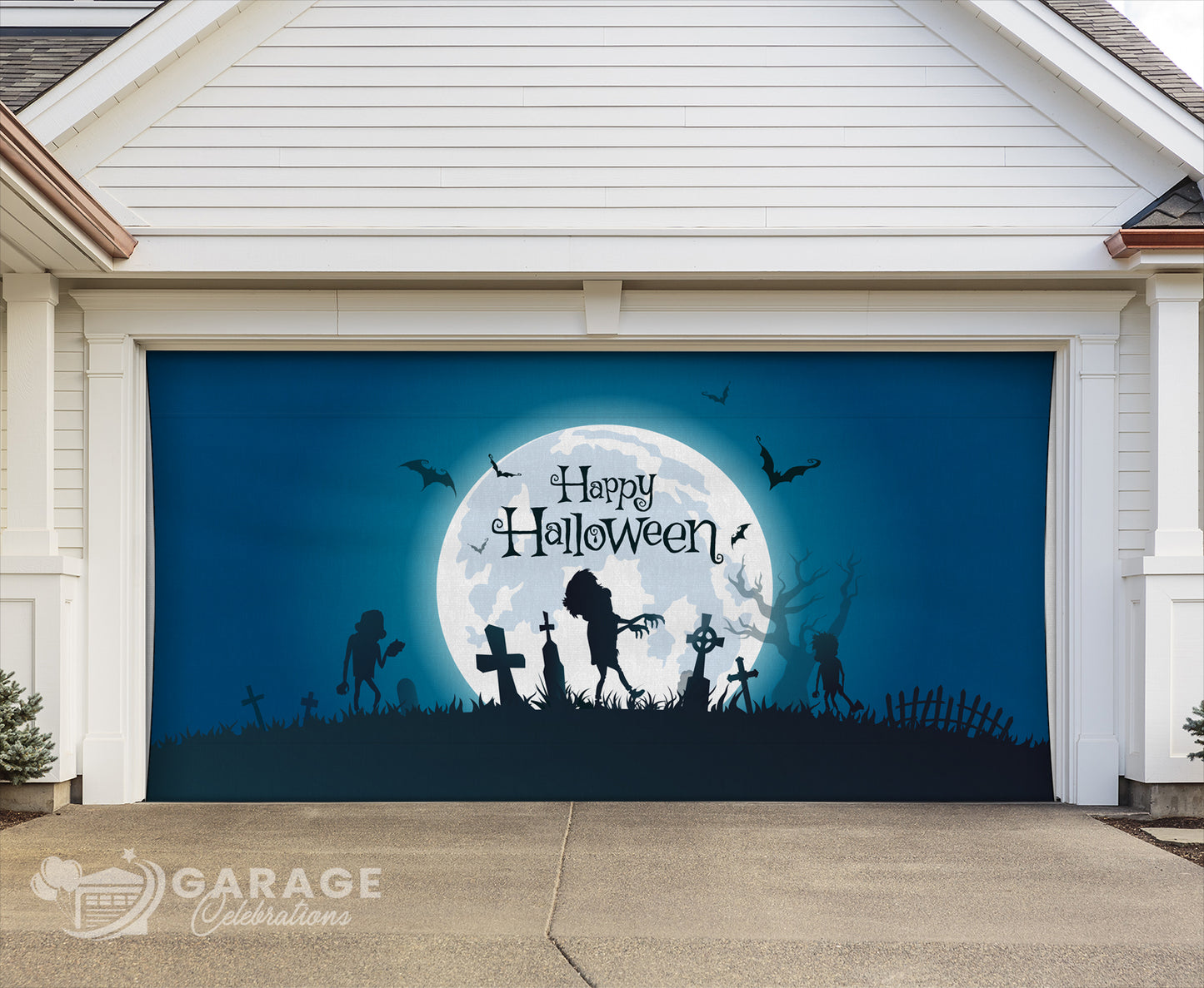 Zombies Rising | 2-Car Garage Door Cover